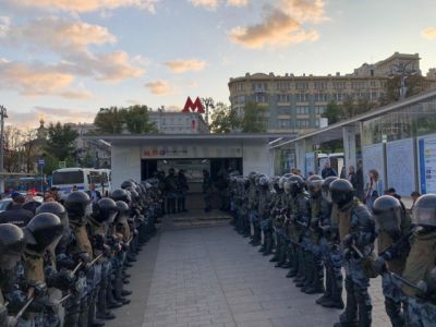 Митинг 10 августа в Москве. Фото: Георгий Балаков